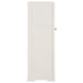 Plastic Cabinet 40x43x125 Cm Wood Design Angora White Tablba