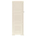Plastic Cabinet 40x43x125 Cm Wood Design Vanilla Ice Tablbt