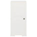Plastic Cabinet 40x43x85.5 Cm Wood Design Angora White