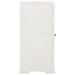 Plastic Cabinet 40x43x85.5 Cm Wood Design Angora White