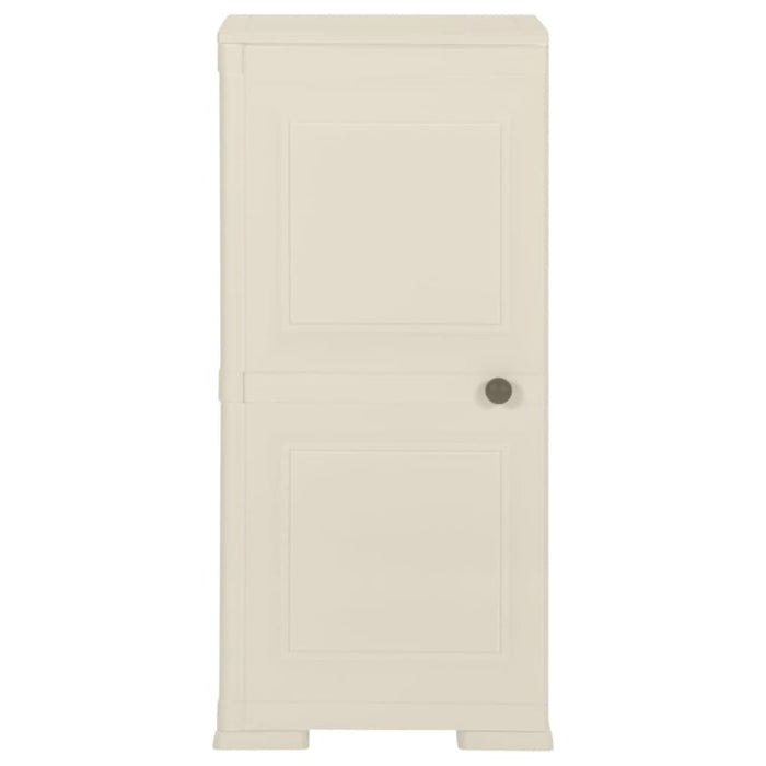 Plastic Cabinet 40x43x85.5 Cm Wood Design Vanilla Ice Tablbi