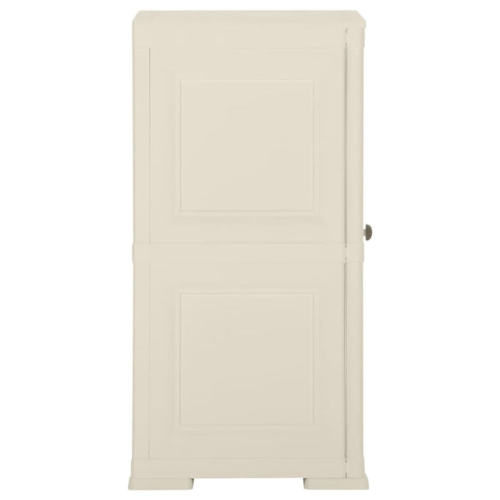 Plastic Cabinet 40x43x85.5 Cm Wood Design Vanilla Ice Tablbi