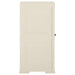 Plastic Cabinet 40x43x85.5 Cm Wood Design Vanilla Ice Tablbi