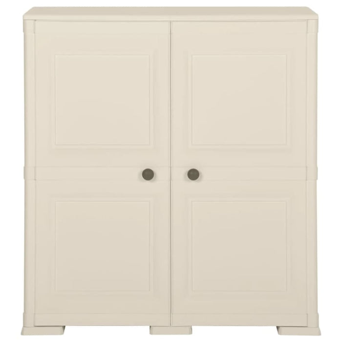 Plastic Cabinet 79x43x85.5 Cm Wood Design Vanilla Ice Tabpkp