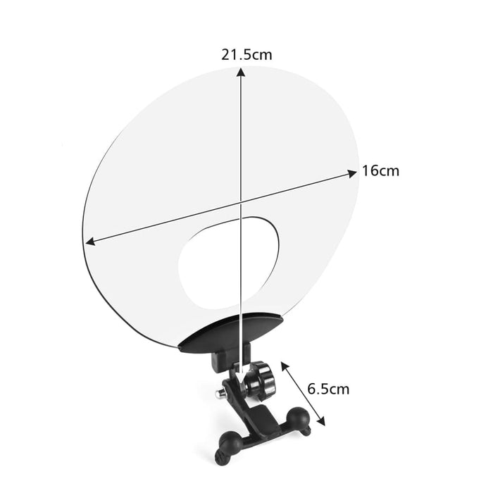 Plastic Saxophone Deflector Sound Shield With Mute &