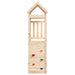 Play Tower with Rockwall 53x110.5x214 Cm Solid Wood Pine