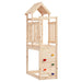 Play Tower with Rockwall 53x110.5x214 Cm Solid Wood Pine