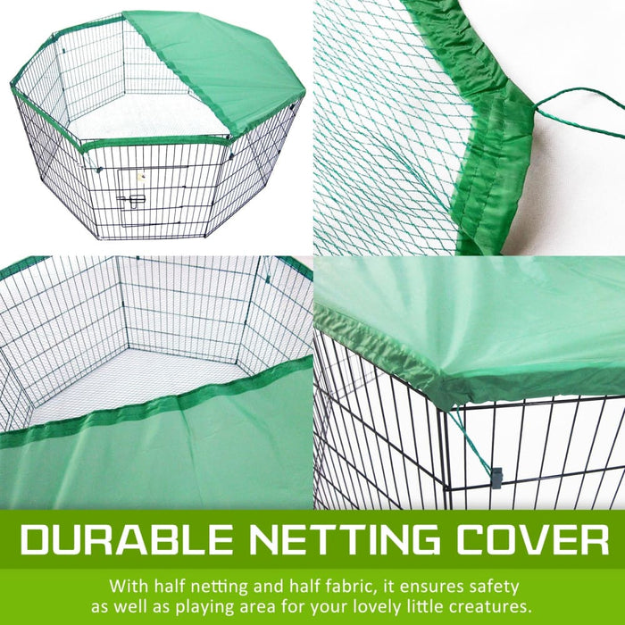 Pet Playpen 8 Panel 42in Foldable Dog Cage Cover