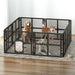 I.pet Pet Dog Playpen Enclosure 8 Panel Fence Puppy Cage