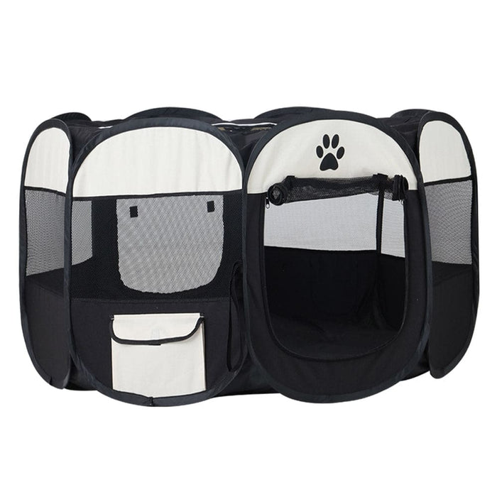 Pet Dog Playpen Enclosure Crate 8 Panel Play Pen Tent Bag