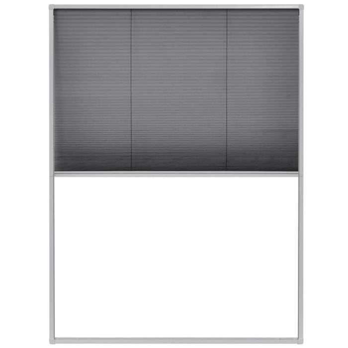 Plisse Insect Screen for Windows Aluminium 60x80 Cm Oaxlob