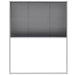 Plisse Insect Screen for Windows Aluminium 80x100 Cm Oaxloo