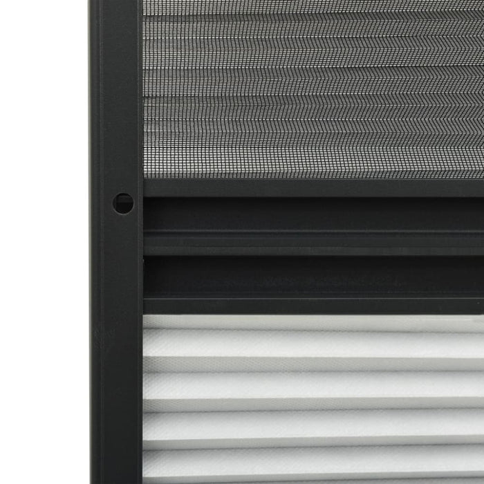 Plisse Insect Screen for Windows Aluminium 80x100 Cm