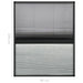 Plisse Insect Screen for Windows Aluminium 80x100 Cm