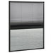 Plisse Insect Screen for Windows Aluminium 80x100 Cm