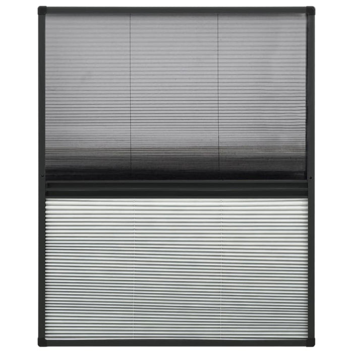 Plisse Insect Screen for Windows Aluminium 80x100 Cm