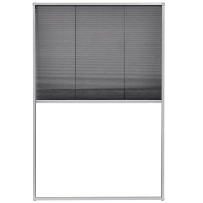 Plisse Insect Screen for Windows Aluminium 80x120 Cm Oaxlox