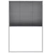 Plisse Insect Screen for Windows Aluminium 80x120 Cm Oaxlox