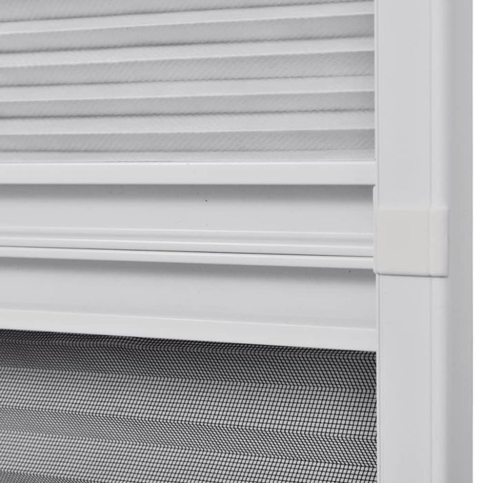 Plisse Insect Screen for Windows Aluminium 80x120 Cm