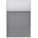 Plisse Insect Screen for Windows Aluminium 80x120 Cm