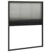 Plisse Insect Screen For Windows Aluminium Anthracite 80x100