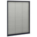 Plisse Insect Screen for Windows Aluminium Anthracite