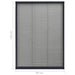Plisse Insect Screen for Windows Aluminium Anthracite