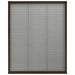 Plisse Insect Screen for Windows Aluminium Brown 80x100 Cm