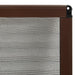 Plisse Insect Screen for Windows Aluminium Brown 80x100 Cm