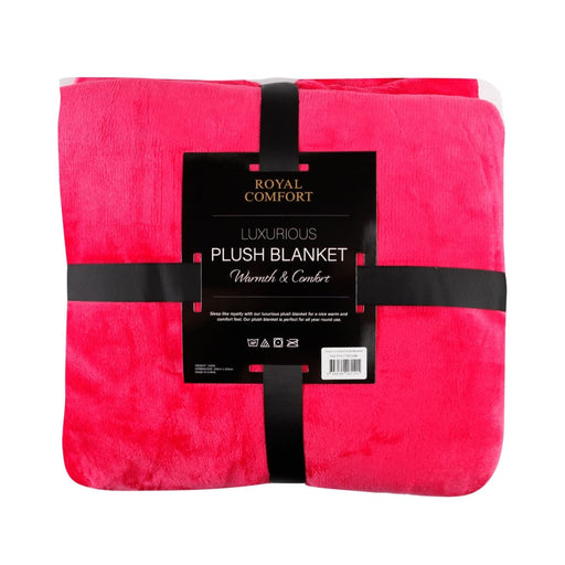 Plush Blanket Throw Warm Soft Super Large 220cm x 240cm