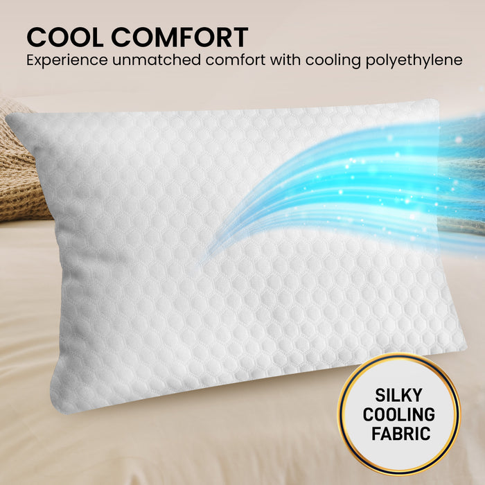 Laura Hill Cooling Memory Foam Pillow - Single