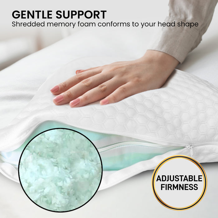 Laura Hill Cooling Memory Foam Pillow - Single