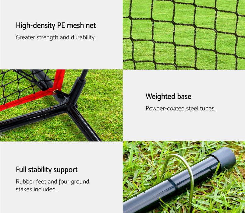 Portable Baseball Training Net Stand Softball Practice Sports Tennis