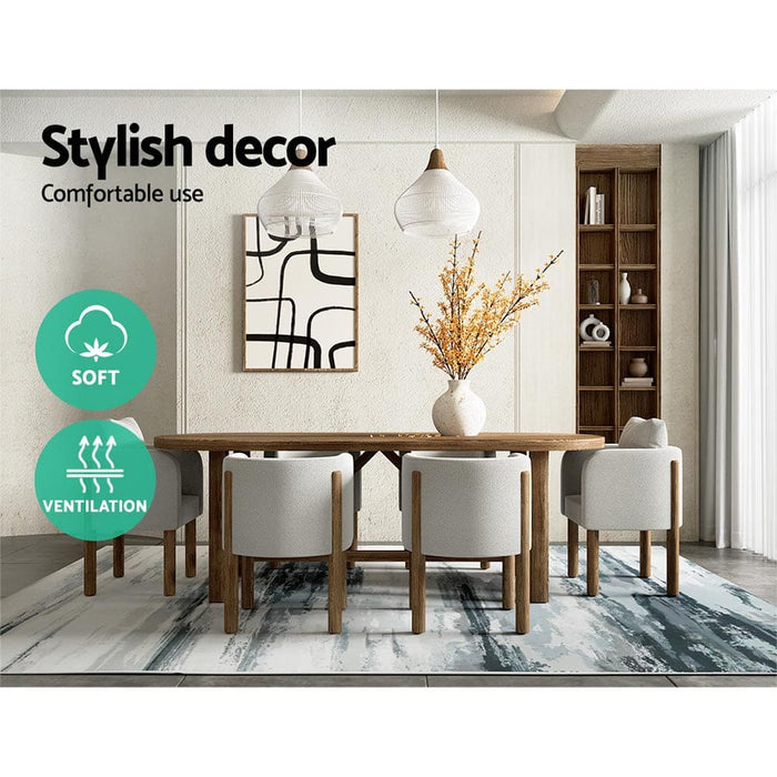 Poca Floor Rug Area 200 x 290 Cm Carpet Mordern Short Pile