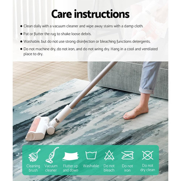 Poca Floor Rug Area 200 x 290 Cm Carpet Mordern Short Pile