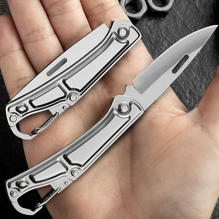 Pocket Folding Fruit Knife Stainless Steel Outdoor With Non