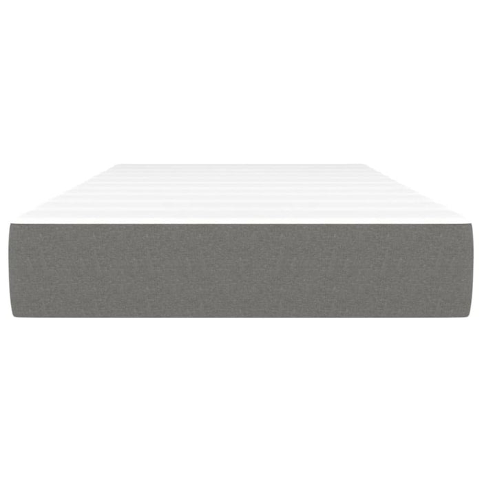 Pocket Spring Bed Mattress Dark Grey 90x190x20 Cm Fabric