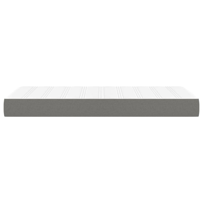 Pocket Spring Bed Mattress Dark Grey 90x190x20 Cm Fabric