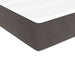 Pocket Spring Bed Mattress Dark Grey 90x190x20 Cm Velvet