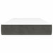 Pocket Spring Bed Mattress Dark Grey 90x190x20 Cm Velvet