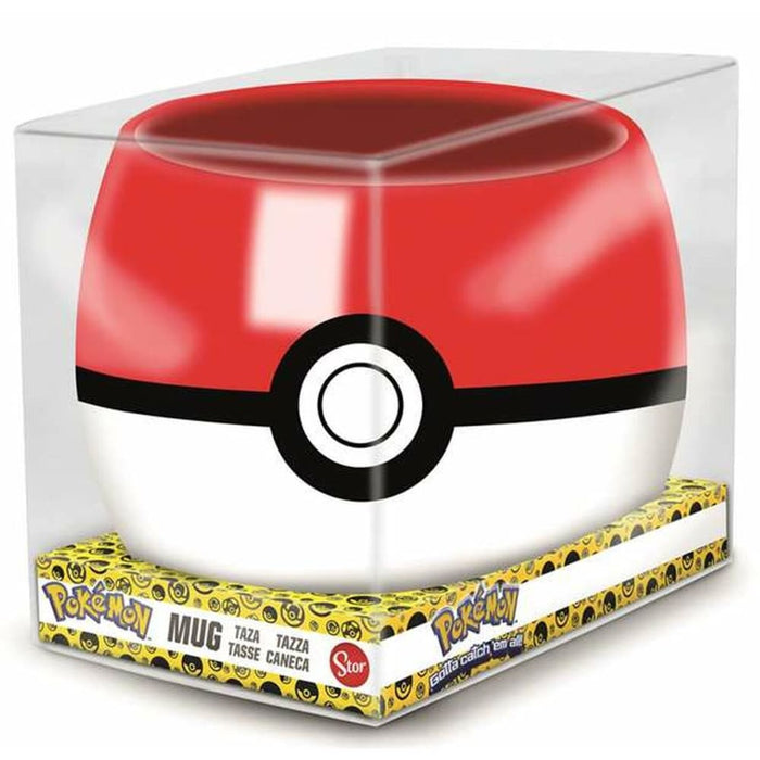 Cup With Box Pokemon Pokeball Ceramic 360 Ml