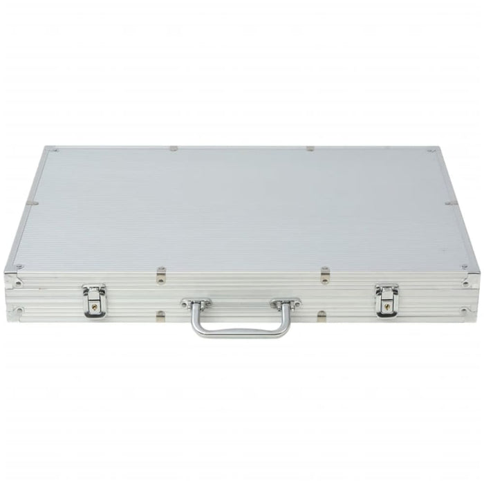 Poker Set With 1000 Chips Aluminium Nbono