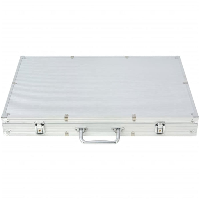 Poker Set with 1000 Laser Chips Aluminium Nbonp