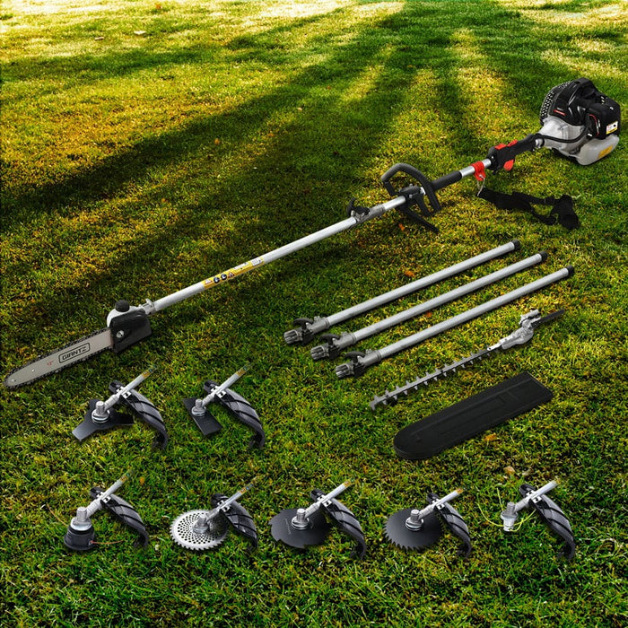 Pole Chainsaw Hedge Trimmer Brush Cutter Whipper Snipper 9