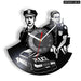 Police Officer Vinyl Record Wall Clock