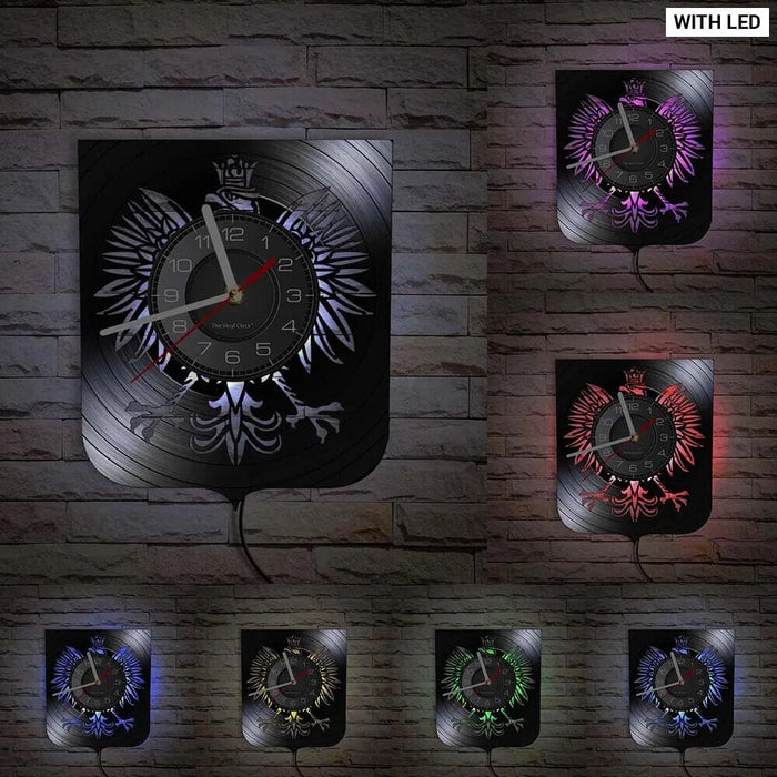 Polish Coat of Arms Wall Clock