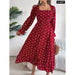 Polka Dot Long Dress for Women