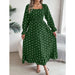 Polka Dot Long Dress for Women