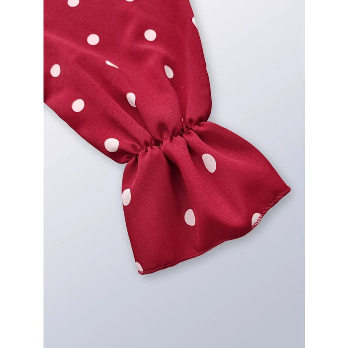 Polka Dot Long Dress for Women