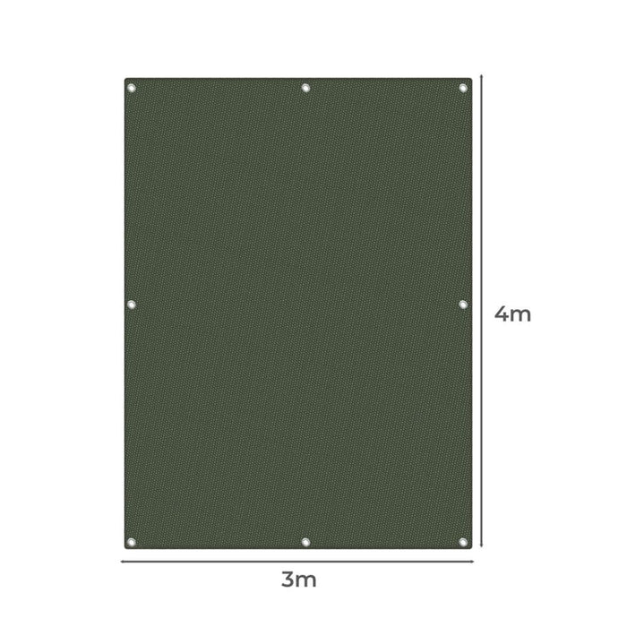 Goslash Picks Polyester Canvas Tarp Tarpaulin Sun 4x3 Meter